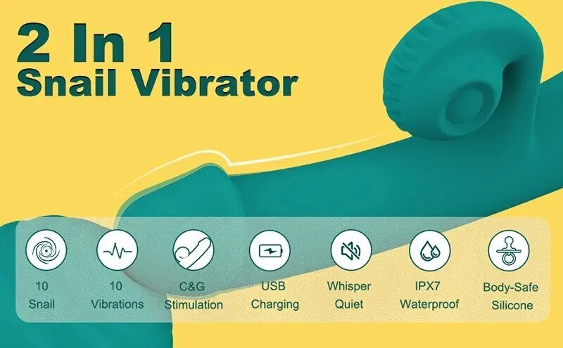 Máy rung đa năng gân gai ốc sên kích thích mạnh- Hakichi 4 Máy rung đa năng gân gai ốc sên kích thích mạnh mẽ