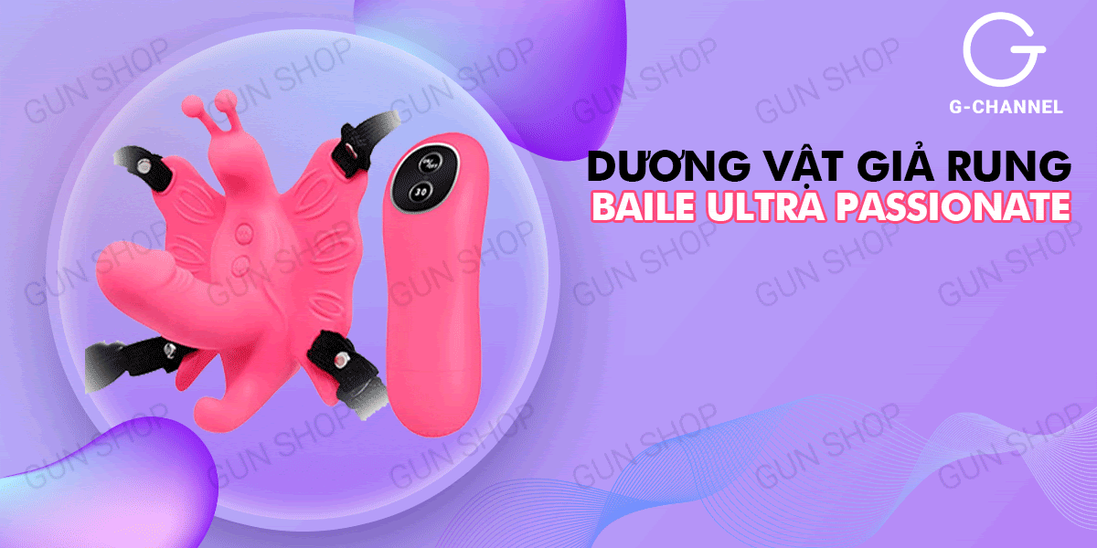 Đại lý Dương vật giả rung điều khiển từ xa - Baile Ultra Passionate cao cấp