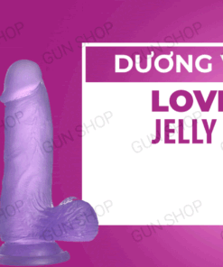 Lovetoy Jelly Studs dương vật giả dính tường siêu mềm, dễ dùng