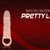 Bao cao su đôn dên Pretty Love tăng kích thước, rung mạnh, dây đeo