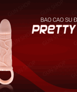 Bao cao su đôn dên Pretty Love tăng kích thước, rung mạnh, dây đeo