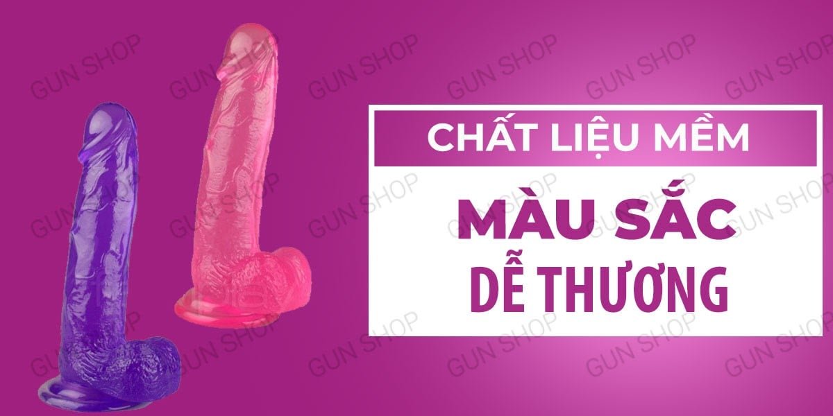 Lovetoy Jelly Studs dương vật giả dính tường siêu mềm, dễ dùng