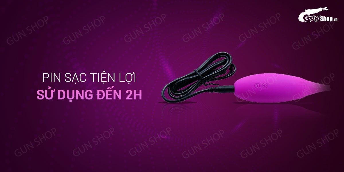 Trứng rung 2 đầu 7 chế độ rung, dùng sạc - Pretty Love Snaky Vibe