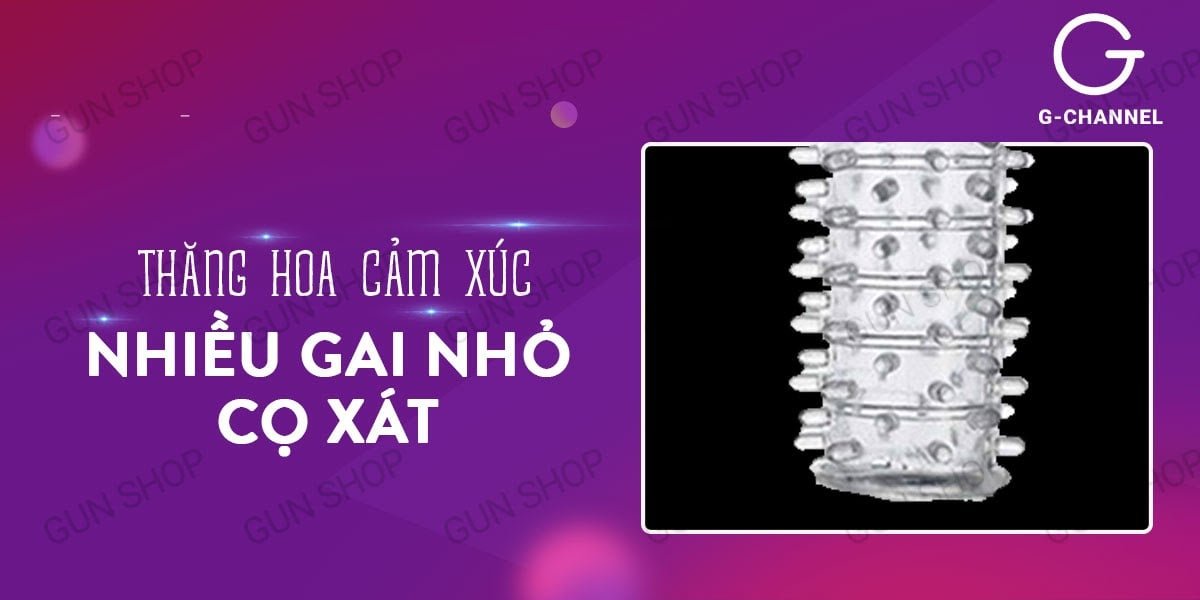 Bao cao su gai bi đôn dên tăng kích thước cảm giác mạnh - Hakichi 4 Bao cao su gai bi đôn dên tăng kích thước cảm giác mạnh