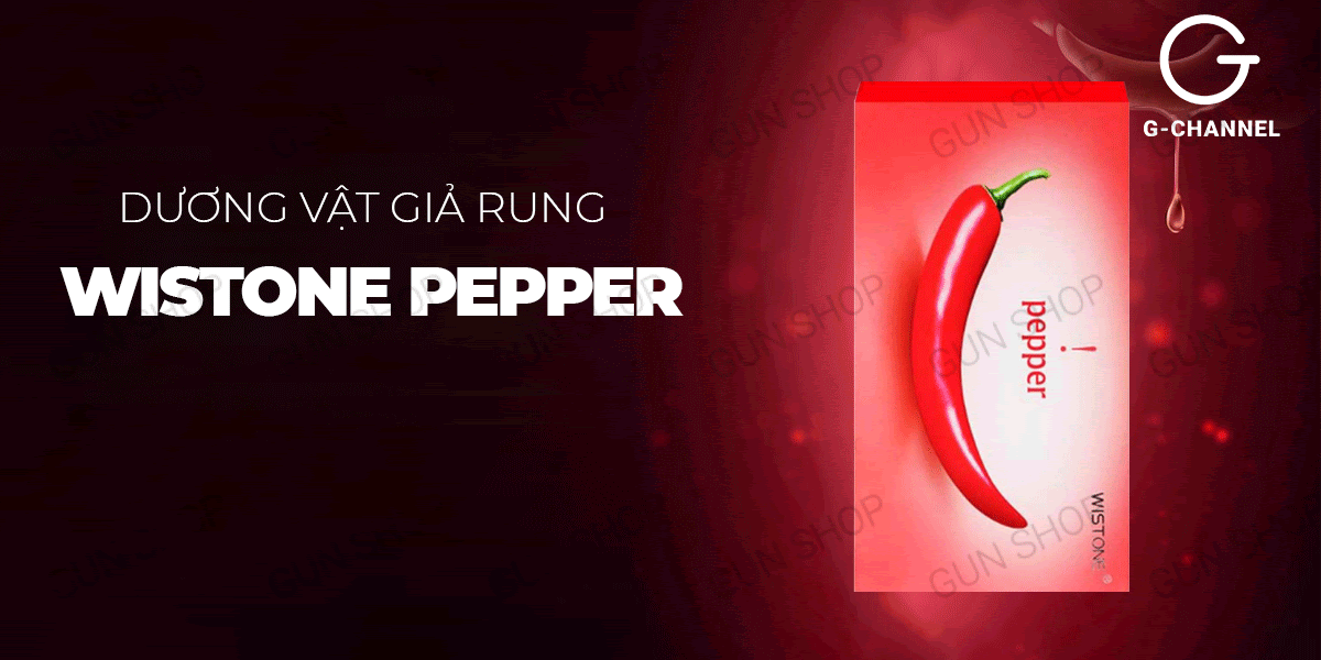 Đánh giá Dương vật giả rung hình quả ớt đa chế độ rung sạc điện - Wistone Pepper  có tốt không?