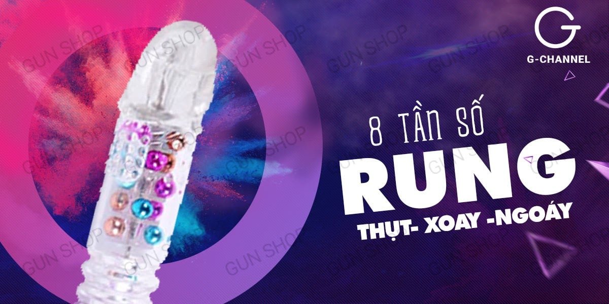 Shop bán Dương vật giả có cánh bướm ngoài 8 tần số rung sạc điện - Libo loại tốt
