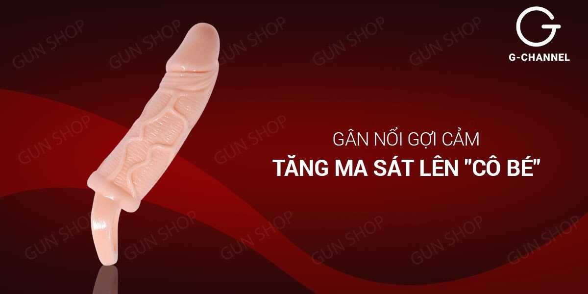 Bao cao su đôn dên Pretty Love tăng kích thước, rung mạnh, dây đeo