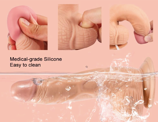 Dương vật giả Lovetoy Soft Ejaculation 8 bắn nước xuất tinh silicon mềm mại Dương vật giả Lovetoy Soft Ejaculation 8 bắn nước xuất tinh silicon mềm mại