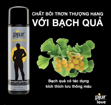 Bán Kem bôi trơn tăng cường sinh lực Pjur superhero energizing glide 30ml chính hãng Đức nhập khẩu