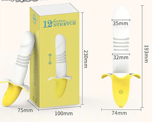 Cung cấp Dương vật giả đa năng rung thụt nguỵ trang hình quả chuối Haoqi Fun Banana nhập khẩu