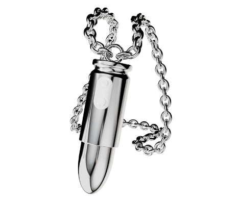 Trứng rung hình viên đạn mạ inox COC SWAVE Ms-271 có dây đeo cổ