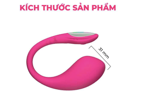 Trứng rung cao cấp Lovense Lush Mini không dây điều khiển từ xa qua app bluetooth