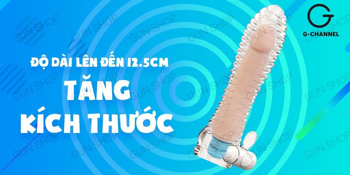 Địa chỉ bán Bao cao su đôn dên tăng kích thước rung - Aichao Xanh nhập khẩu
