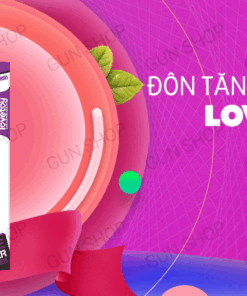 Bao cao su đôn dên Lovetoy tăng kích thước 5cm nâng tầm cảm xúc