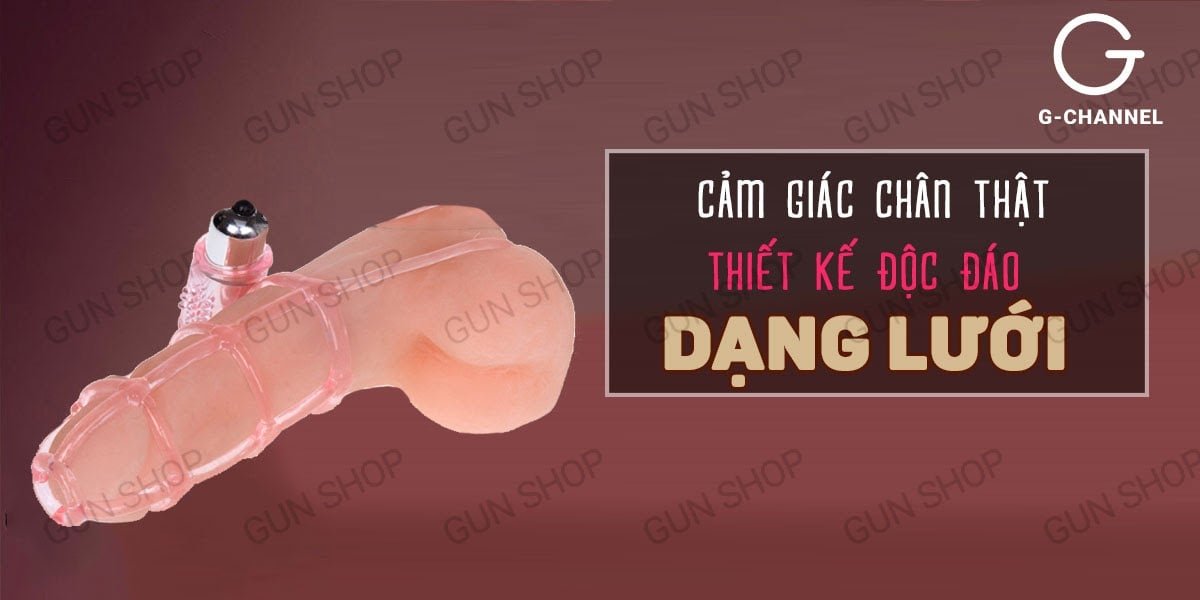 Nơi bán Bao cao su đôn dên tăng kích thước lưới rung Baile Sweet Case tốt nhất