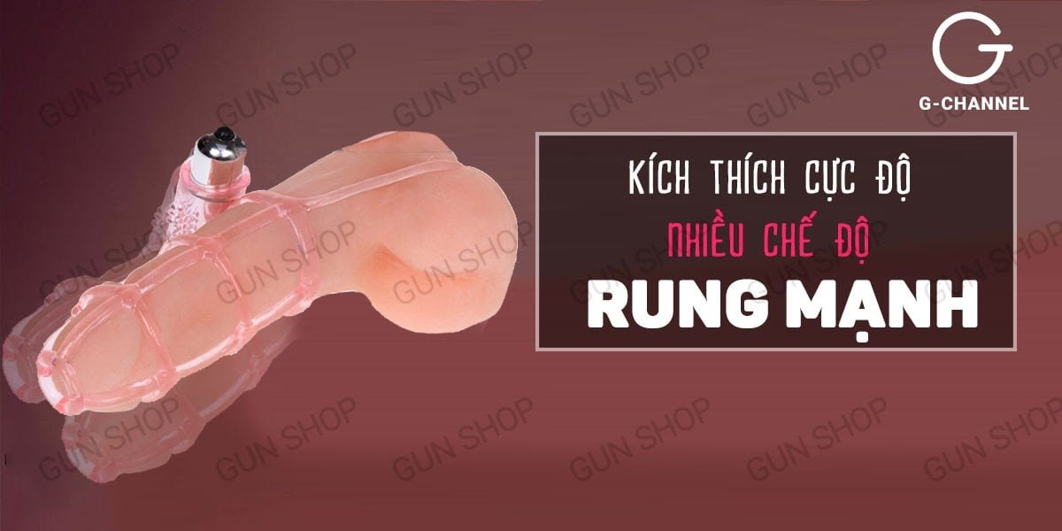 Nơi bán Bao cao su đôn dên tăng kích thước lưới rung Baile Sweet Case tốt nhất