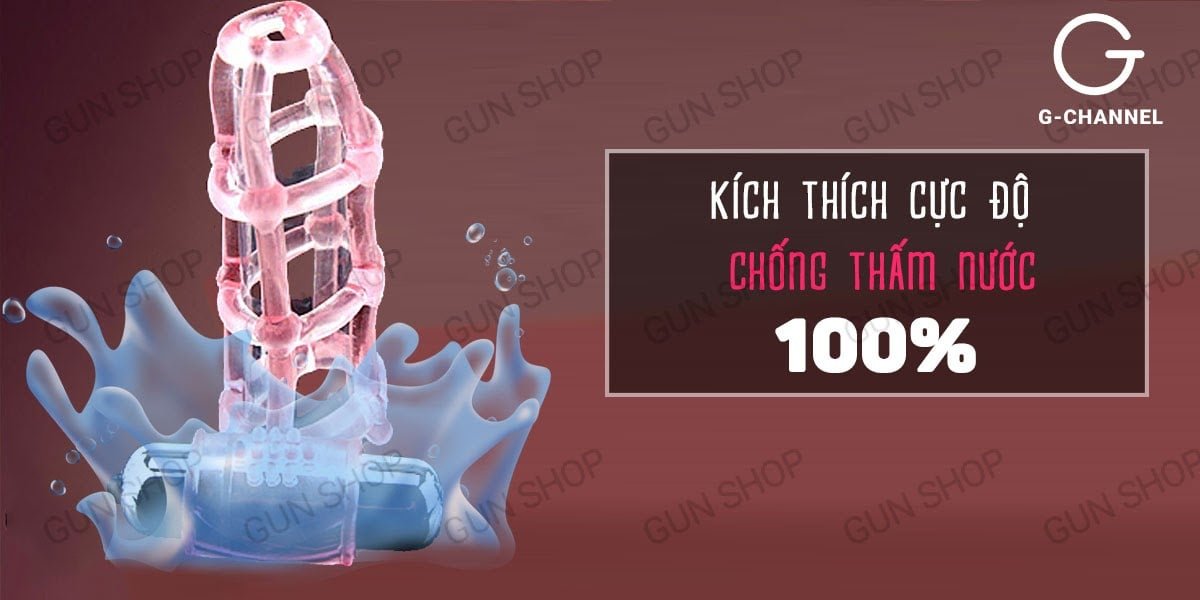 Nơi bán Bao cao su đôn dên tăng kích thước lưới rung Baile Sweet Case tốt nhất