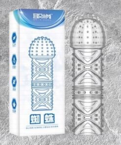 Bao cao su đôn dên Aichao xanh dương kích thích tăng khoái cảm vỏ nhện - Hakichi