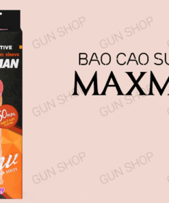 Bao cao su đôn dên Maxman tăng 2 kích thước, siêu mềm, an toàn