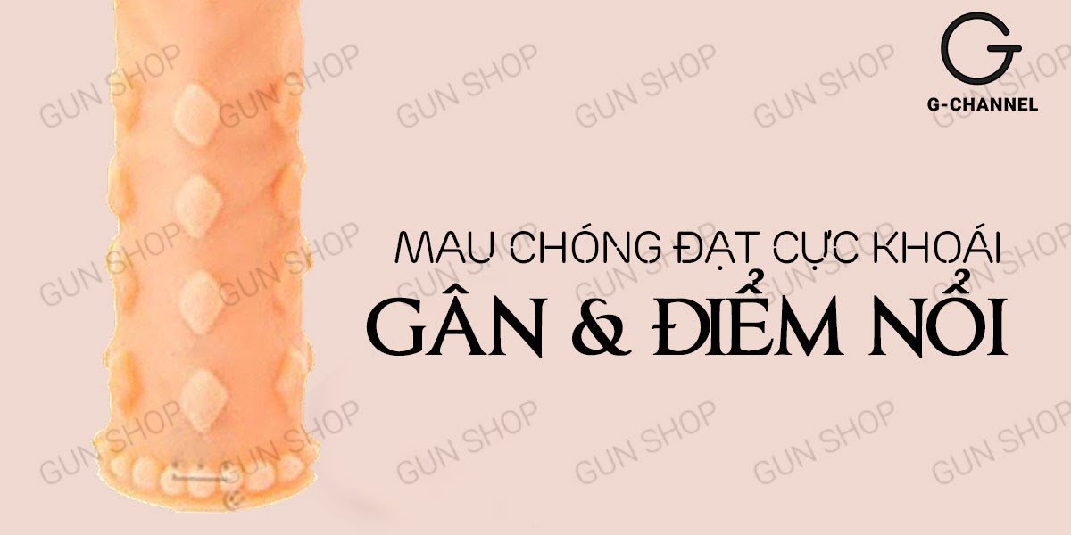Bao cao su đôn dên Maxman tăng 2 kích thước, siêu mềm, an toàn - Hakichi 3 Bao cao su đôn dên Maxman tăng 2 kích thước, siêu mềm, an toàn