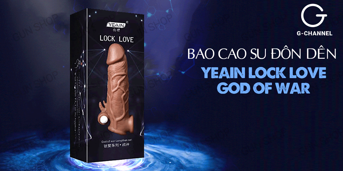 Bảng giá Bao cao su đôn dên tăng kích thước rung Yeain Lock Love God of War loại tốt