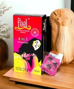 Bao Cao Su Kéo Dài Thời Gian Feel 4in 1 - Hộp 12 cái - Hakichi
