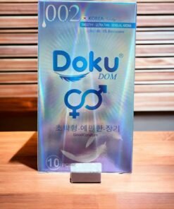 Bao Cao Su Thiên Nhiên Doku 002 Hàn Quốc Siêu Mỏng & Kéo Dài Thời Gian - Hakichi