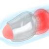 Bao cao su đôn dên tăng kích thước Aichao Thin Xanh - Hở quy đầu