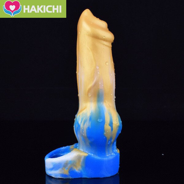 Bao cao su đôn dên FRRK FR‑303 dương vật chó sói có quai đeo siêu kích- Hakichi 12 bao don frrk 303 vang 1