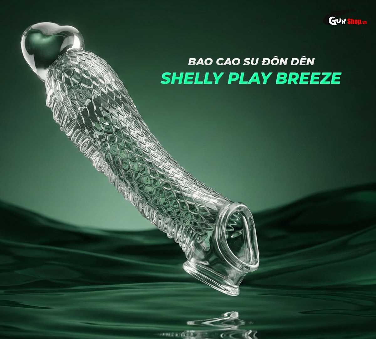 Bao cao su đôn dên rung Shelly Play Breeze chính hãng tại Chúng tôi