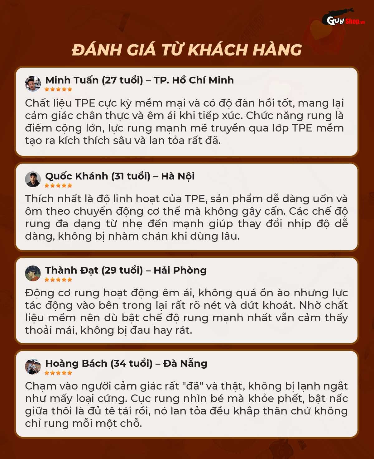 Người dùng nói gì về bao cao su đôn dên rung Shelly Play Noble?
