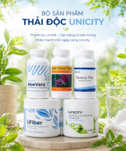 Bộ sản phẩm Unicity hỗ trợ thanh lọc cơ thể từ bên trong