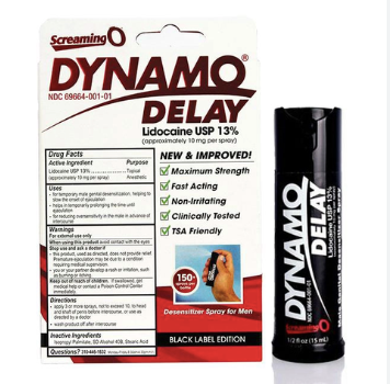 Chai xịt Dynamo Delay Black Label kéo dài thời gian chính hãng Mỹ tăng cường phong- hakichi 3 Review Chai xịt Dynamo Delay Black Label Edition chính hãng Mỹ thuốc kéo dài thời gian loại tốt