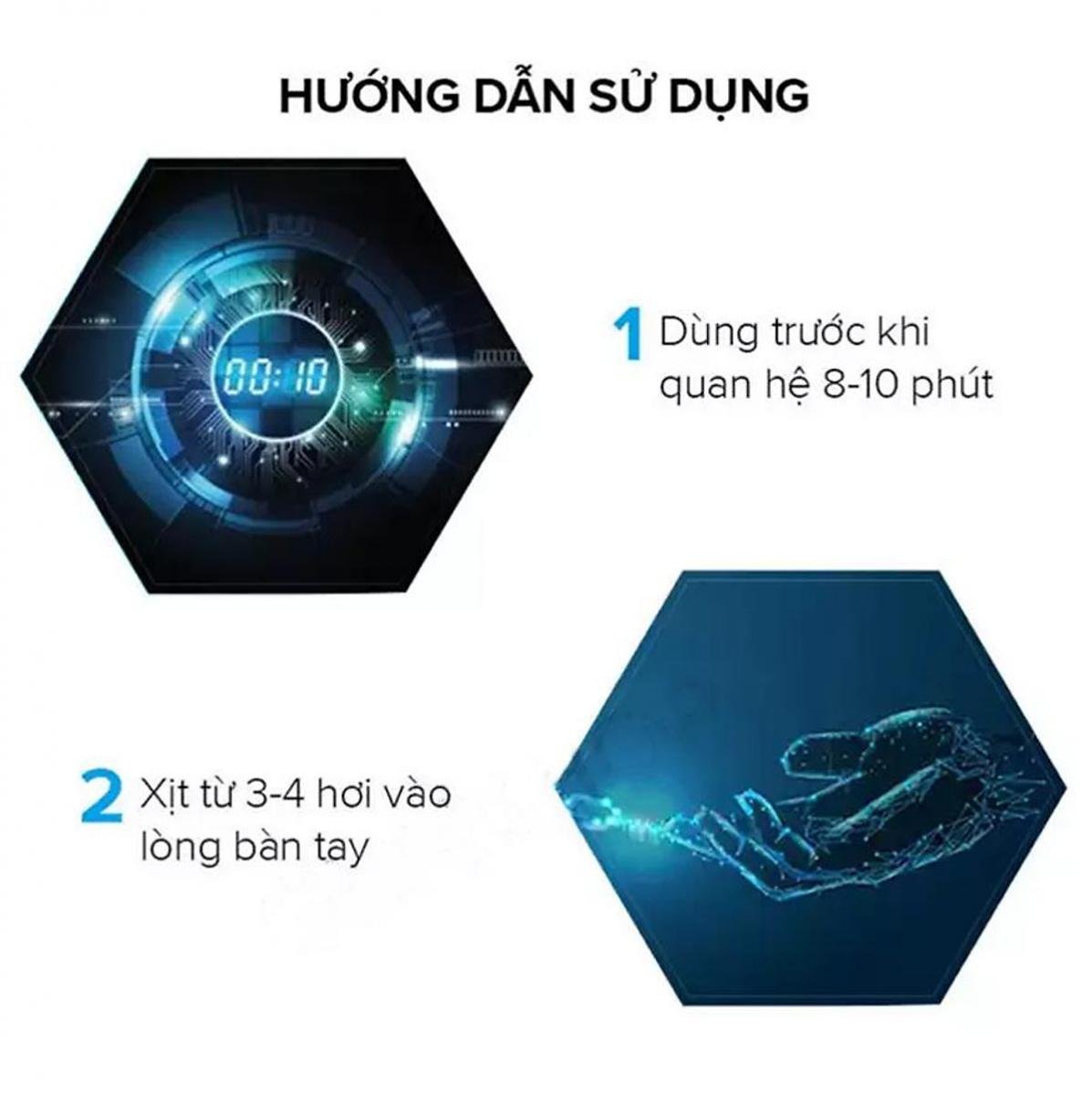 Chai Xịt Maxman Delay Spray tăng cường thời gian quan hệ