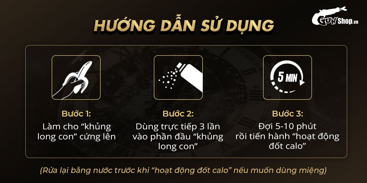 Powergra Delay Spray Sìn Sú 12ml kéo dài thời gian tăng khoái cảm