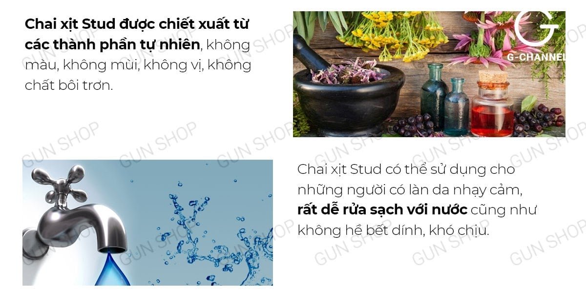 Stud 100 xịt chống xuất tinh sớm 13ml kéo dài thời gian nam- hakichi 4 Địa chỉ bán Stud 100 chai xịt chống xuất tinh kéo dài thời gian 13ml chính hãng