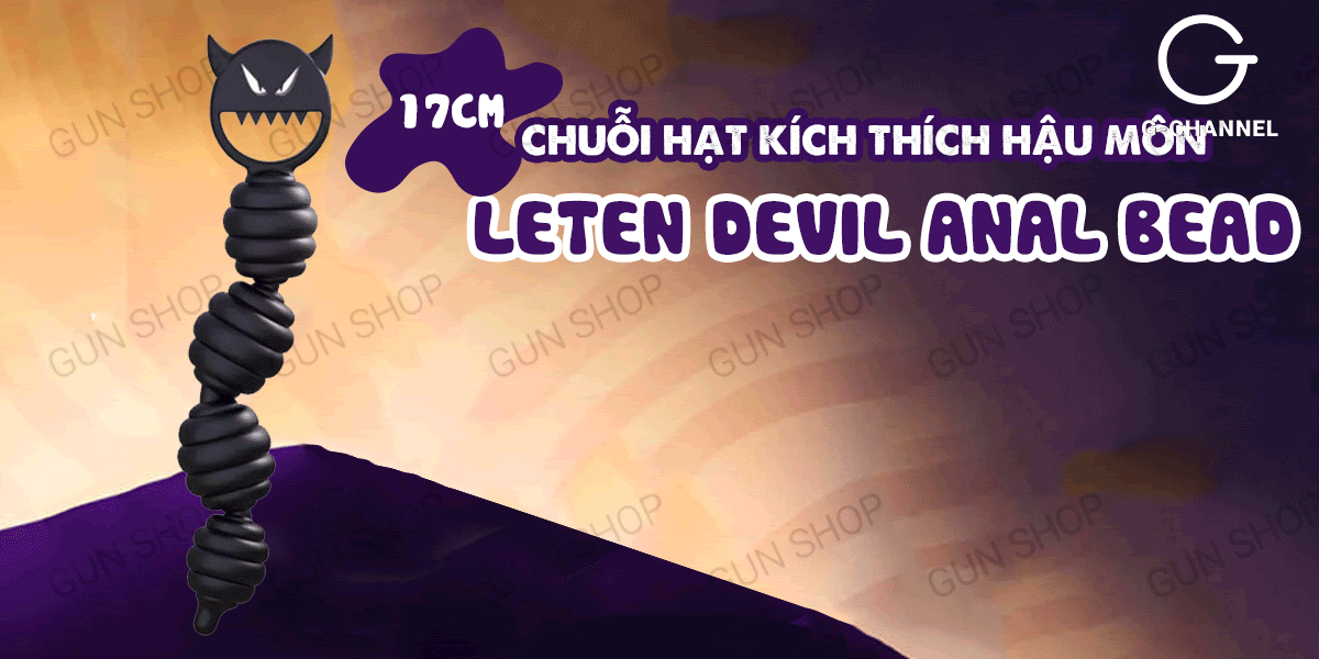 Địa chỉ bán Chuỗi hạt kích thích hậu môn 17 cm - Leten Devil Anal Bead mới nhất