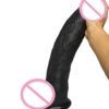 Sỉ Dương vật giả dính tường màu đen size lớn hàng to khủng giống thật cao cấp