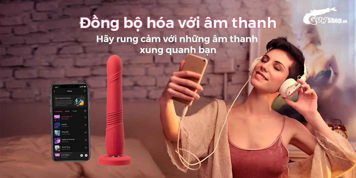 Đại lý Dương vật giả đa năng Lovense Gravity điều khiển qua app điện thoại hàng mới về