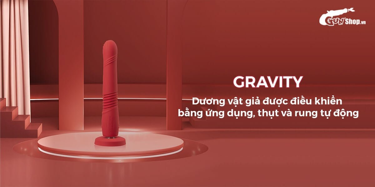 Đại lý Dương vật giả đa năng Lovense Gravity điều khiển qua app điện thoại hàng mới về