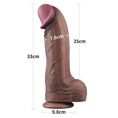 Dương Vật Giả Lovetoy XXL 2 Lớp Silicon Bạch Kim 33cm – Siêu Khủng Giống Thật Đế Hít Tường Dương Vật Giả Lovetoy XXL 2 Lớp Silicon Bạch Kim 33cm – Siêu Khủng Giống Thật Đế Hít Tường