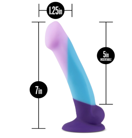 Dương Vật Giả Avant Pride D16 Dính Tường Siêu Mềm Blush Silicone
