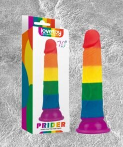 Lovetoy Prider 7.0 dương vật giả d&iacute;nh tường mềm dẻo đa sắc hấp- hakichi