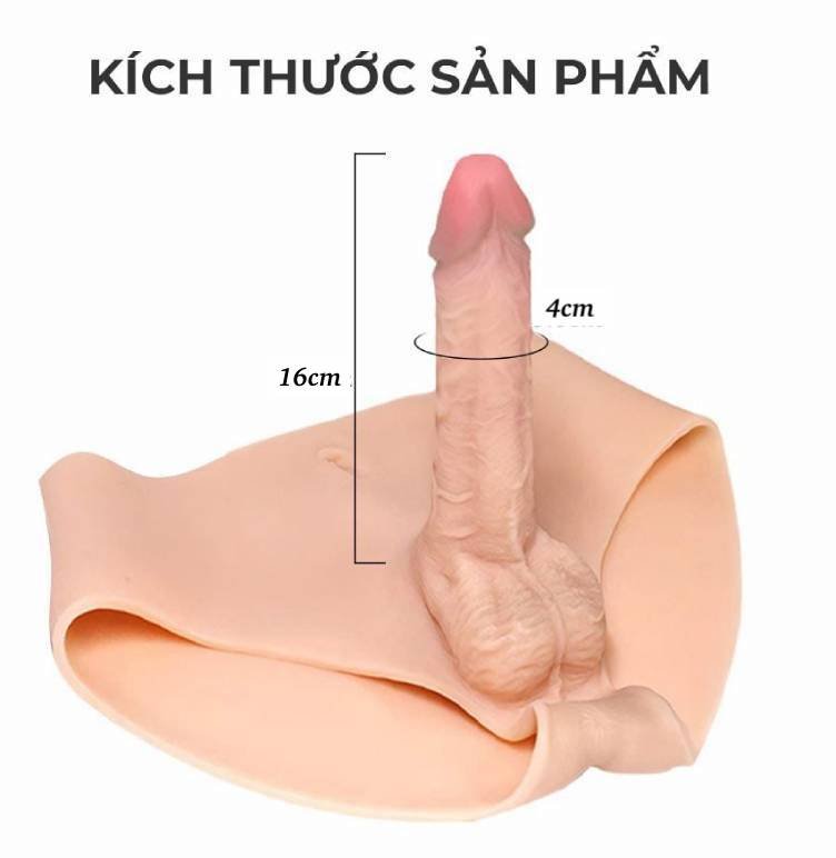 Quần lót silicon gắn dương vật giả Jiuai Long Love Size L 02 Quần lót silicon gắn dương vật giả Jiuai Long Love Size L 02