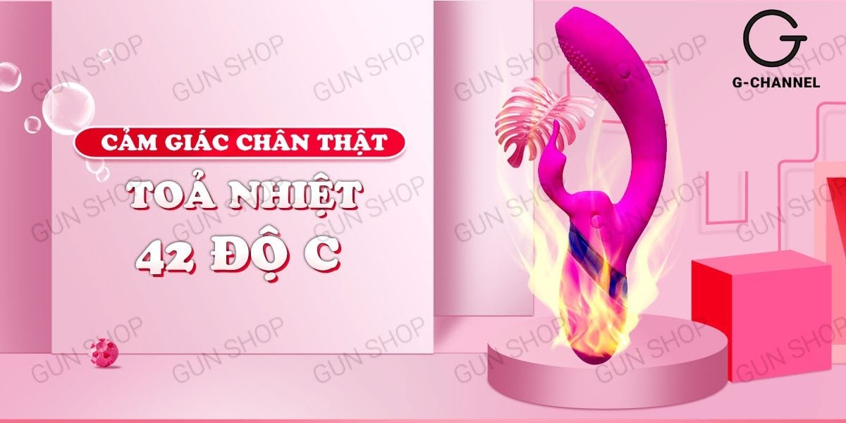 Bán Dương vật giả phát nhiệt phun nước rung mạnh đa chế độ sạc điện - Cokelife chính hãng