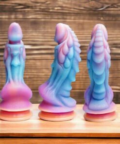 Dildo Fantasy Elfo Rồng Phát Sáng Có Đế Hít Tường – Dương Vật Giả Silicon Cao Cấp Kích Thích Điểm G & P