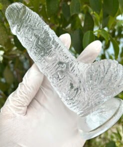 Dương vật giả dính tường siêu mềm dẻo - Jiuai trong suốt silicon siêu mềm