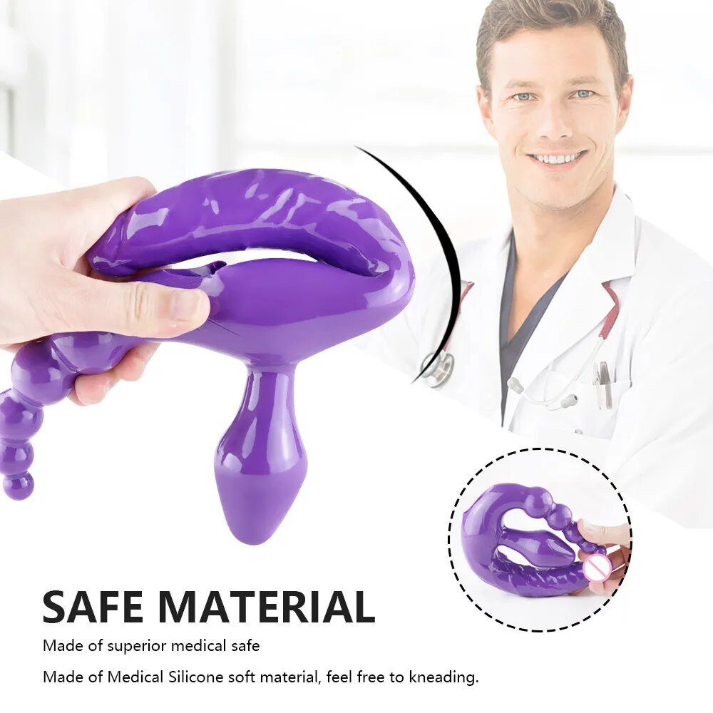 Dương vật giả đa năng 3 in 1 kích thích mạnh trứng rung nhập- Hakichi 5 Phân phối Dương vật giả đa năng 3 in 1 có 2 nhánh phụ kích thích kèm trứng rung loại tốt
