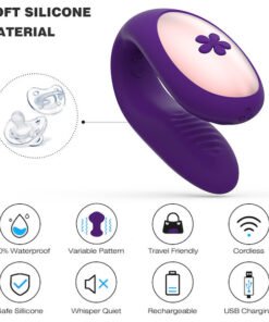 Máy rung âm đạo EasyToys 2 đầu điều khiển từ xa, siêu kích thích