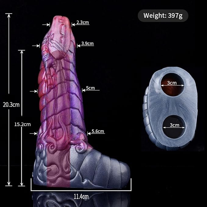 Bao Đôn Dên Hình Đầu Rồng FAAK Phantom Tăng Kích Thước Dương Vật Chống Xuất Tinh Sớm